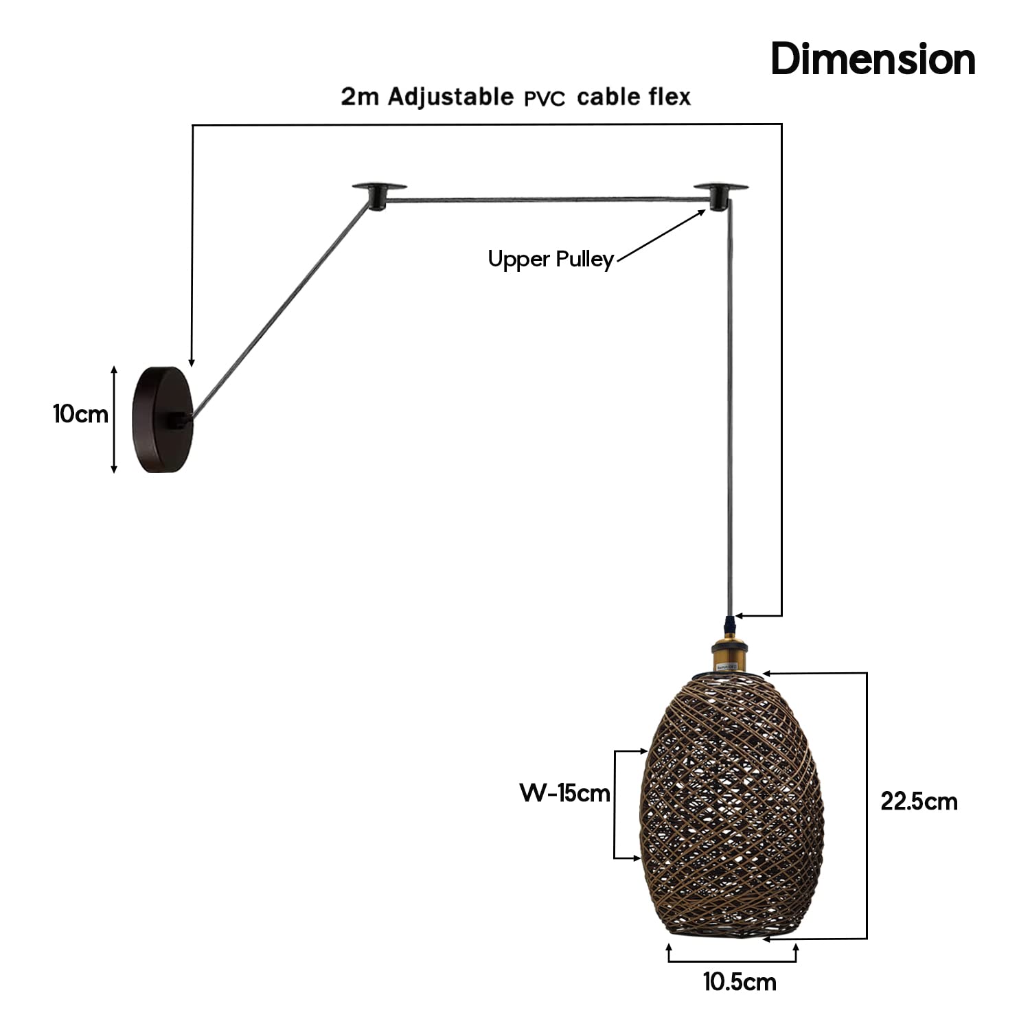 hall black ceiling lights