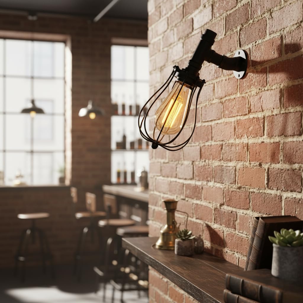 lamp steampunk pipe industrial