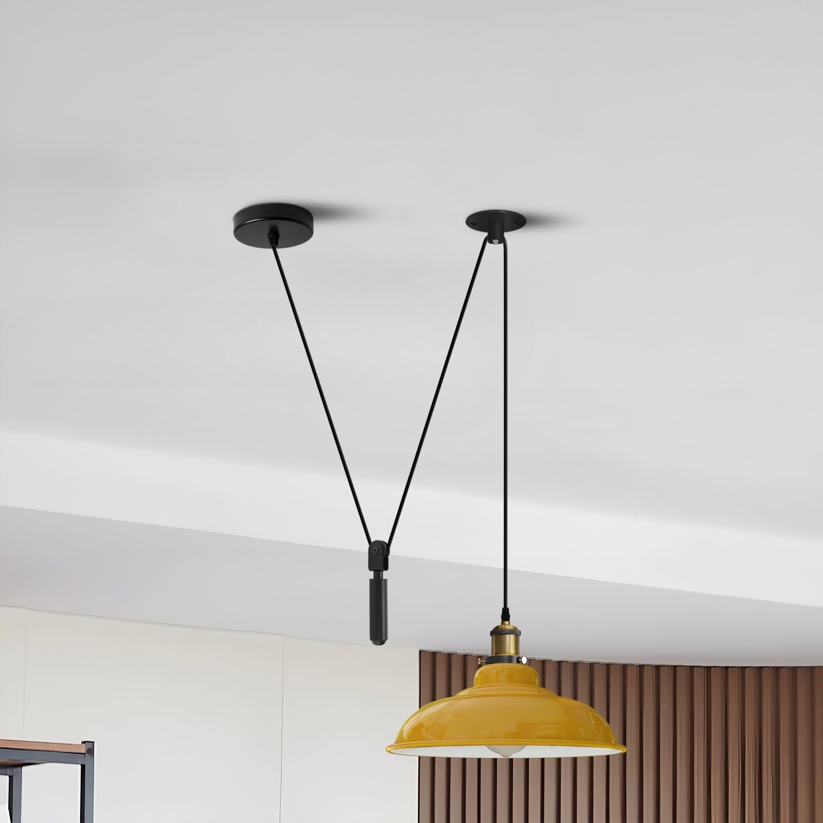 feather pendant diy kitchen