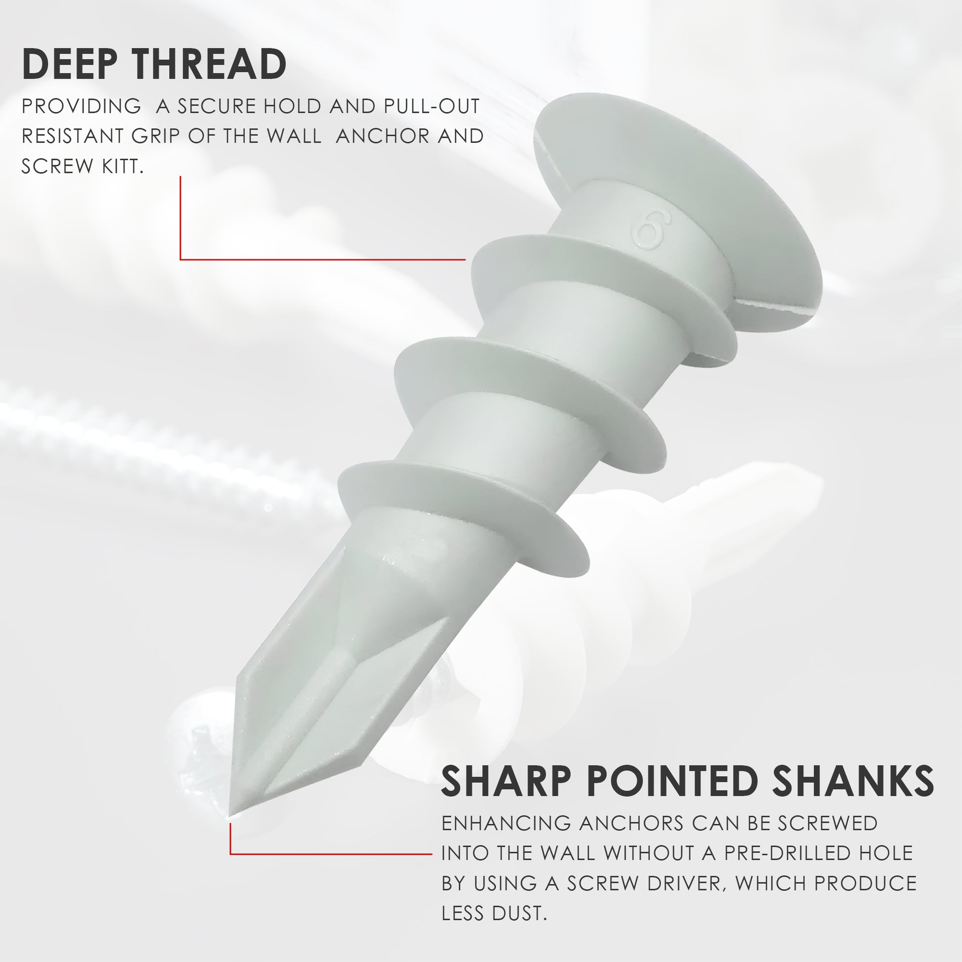 White Gypsum Board Screws 