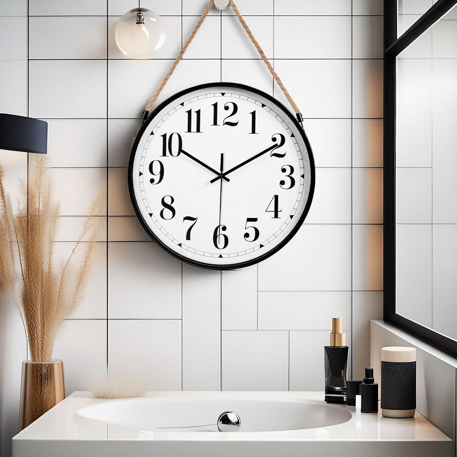 Hanging Rope Wall Clock