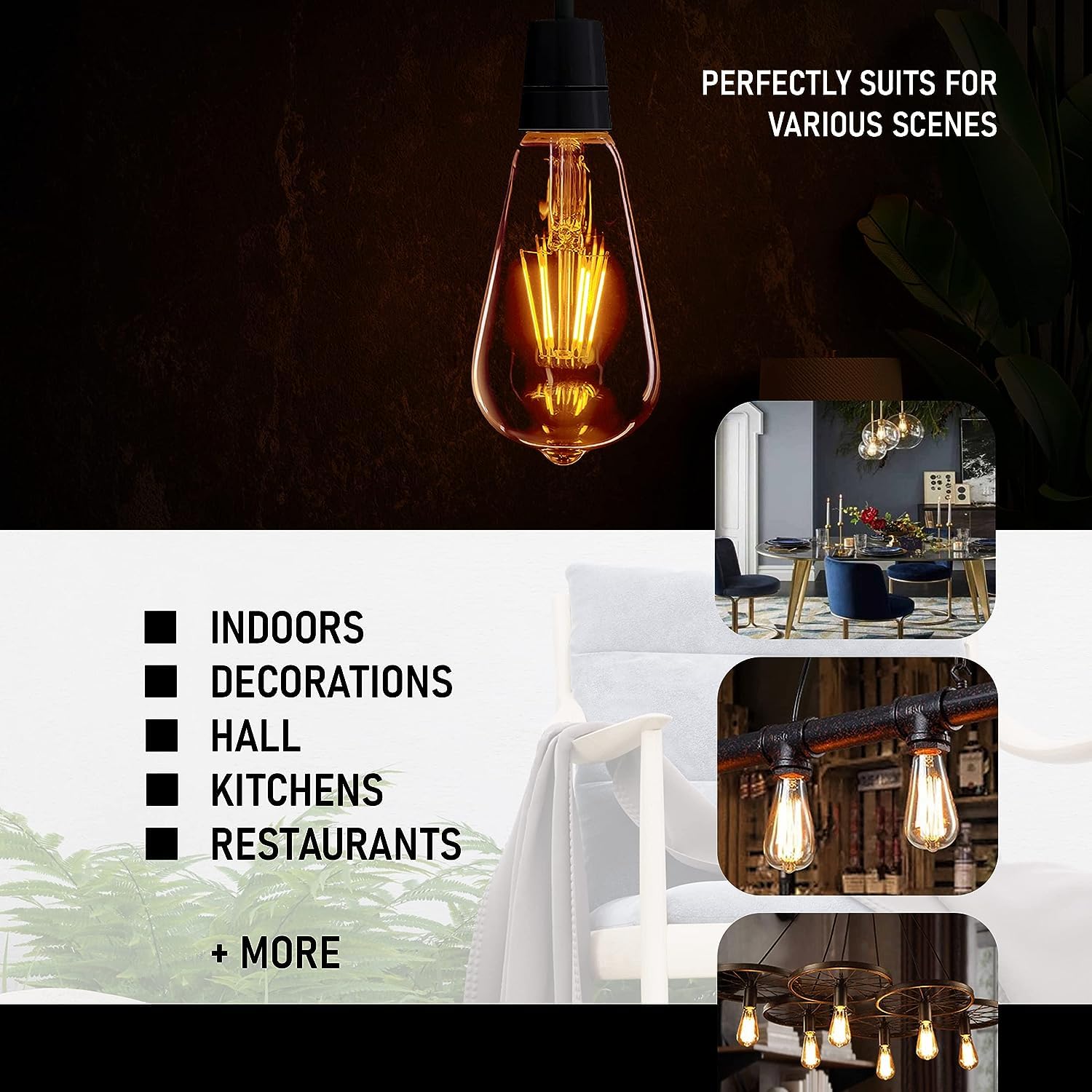 led light teardrop 8w decorati