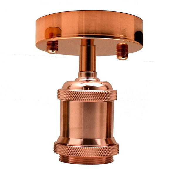 Ceiling Flush Mount Light E27 ~6148 – Rose Gold