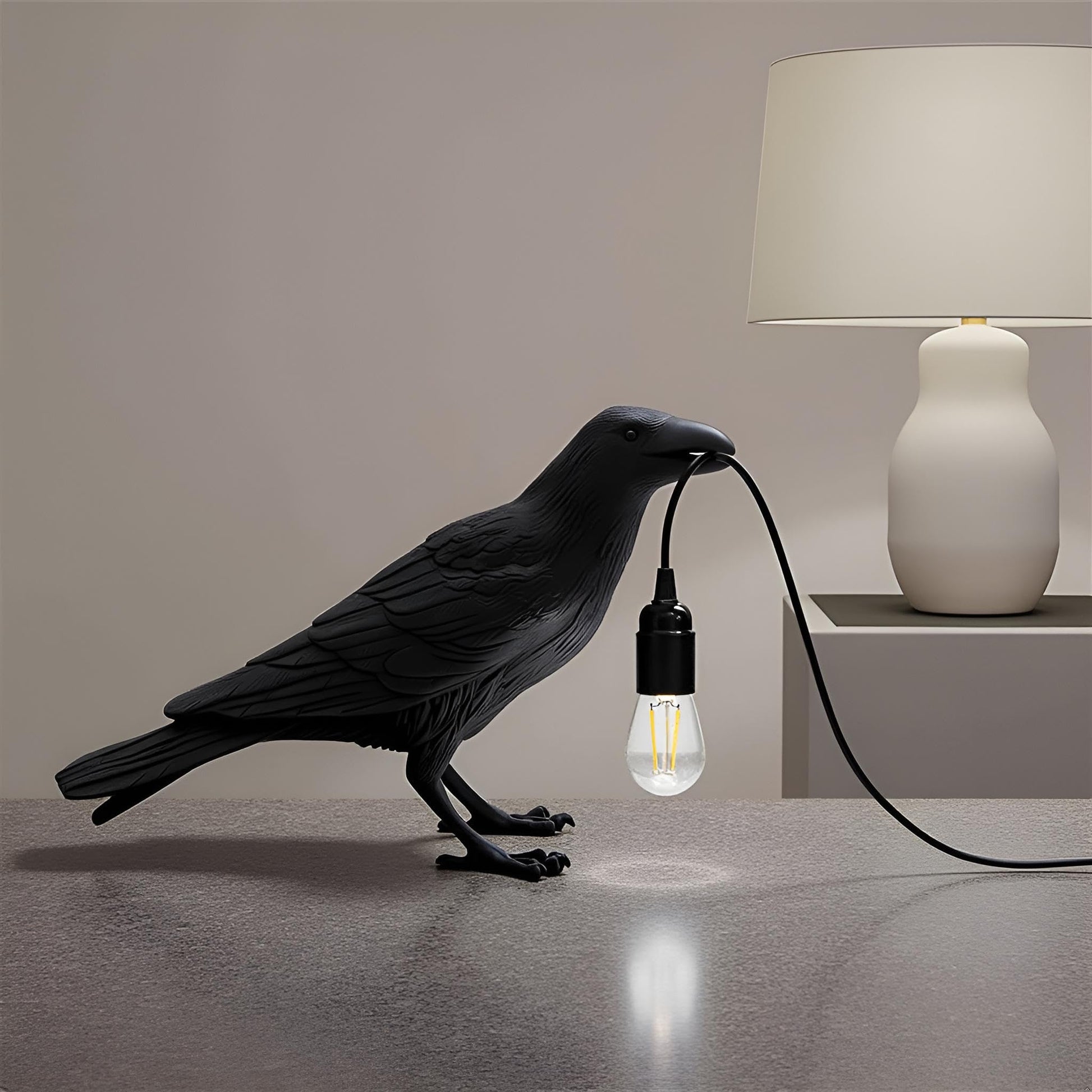 lamp fantasy figurine night