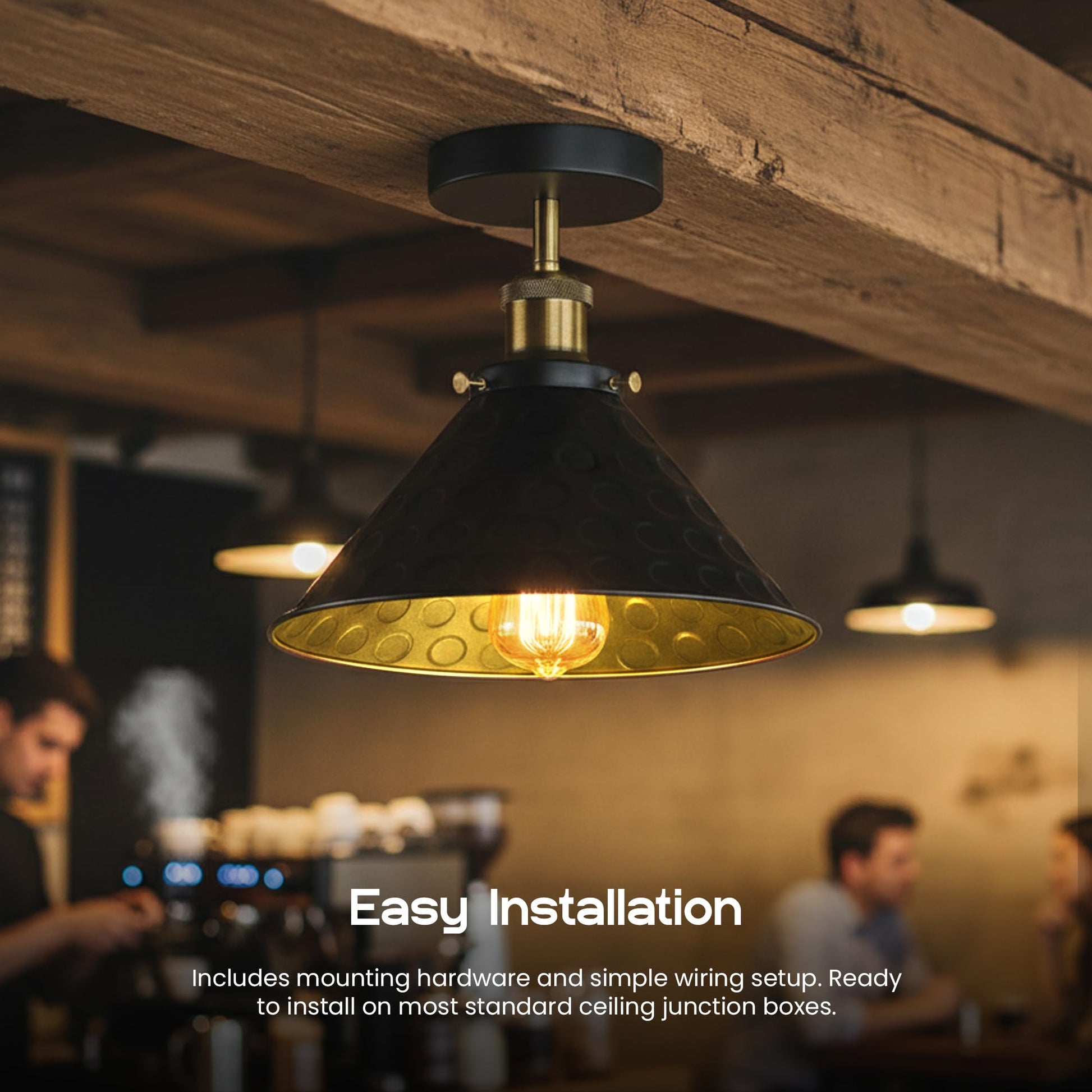 ceiling vintage lampshade