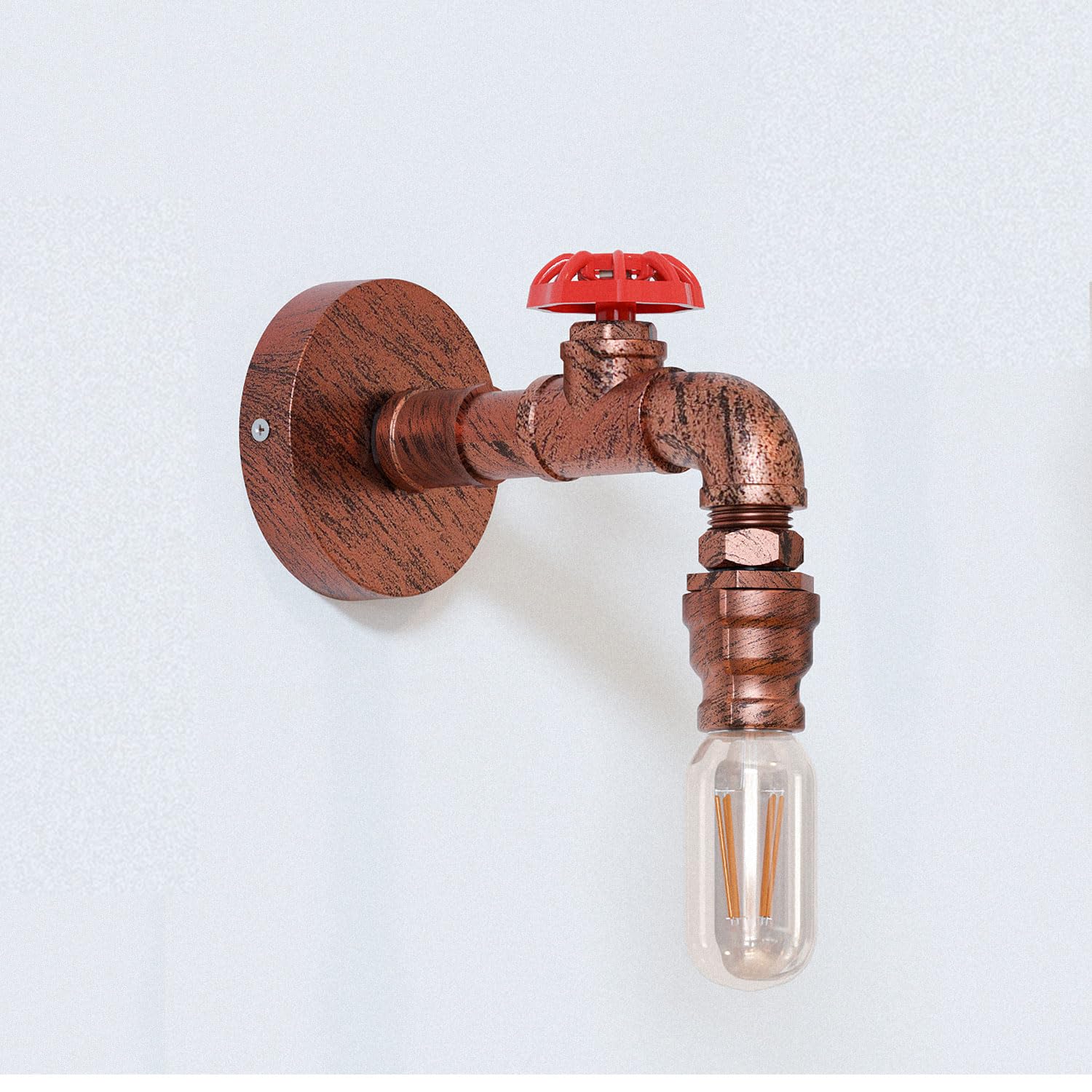 lamp indoor red water pipe