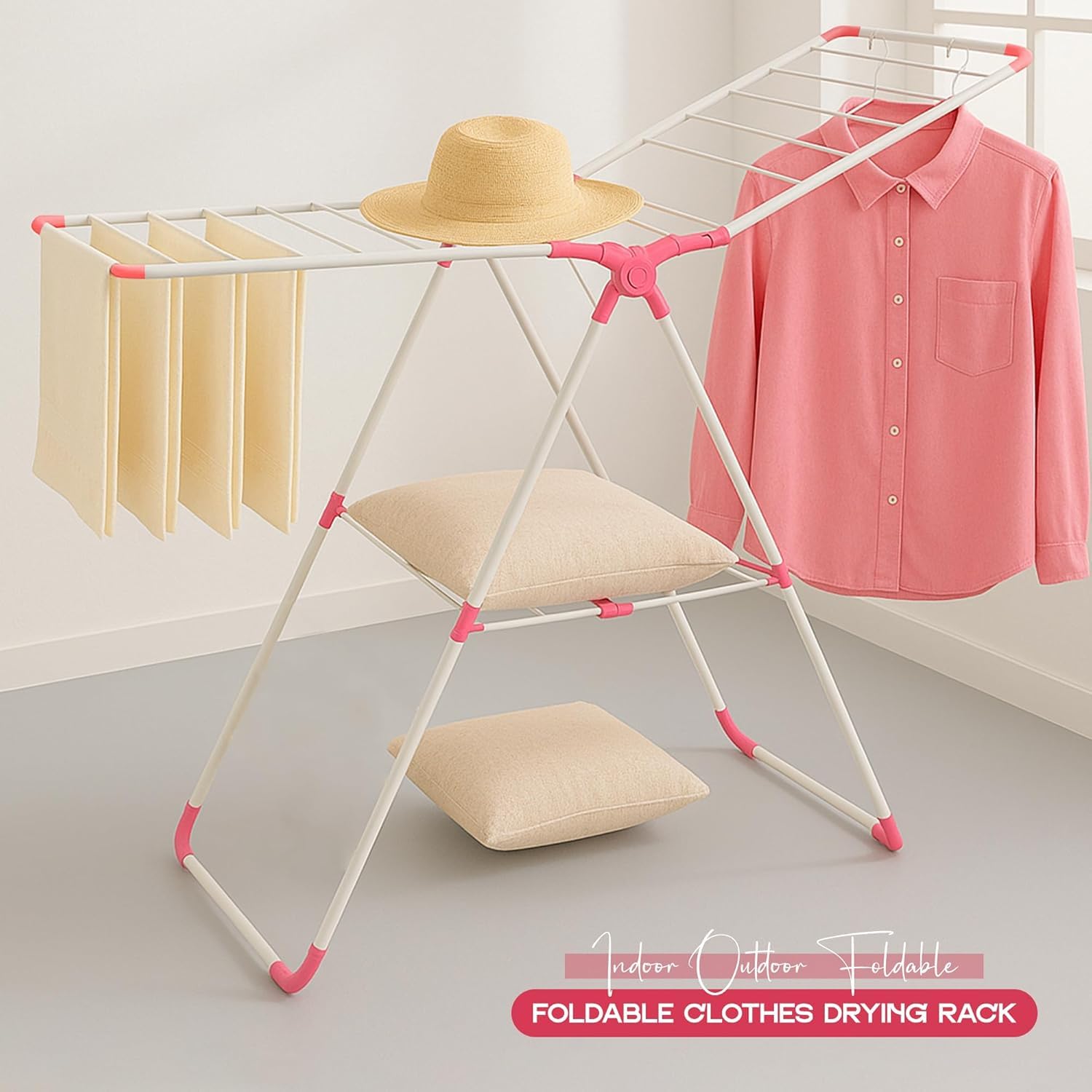 clothes 2 airer tier durable