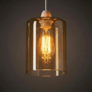 Vintage Cylinder Pendant Light Shade ~6799