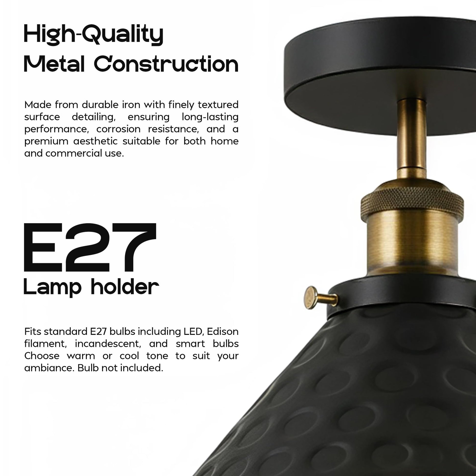 vintage e27 bedroom for lampsh