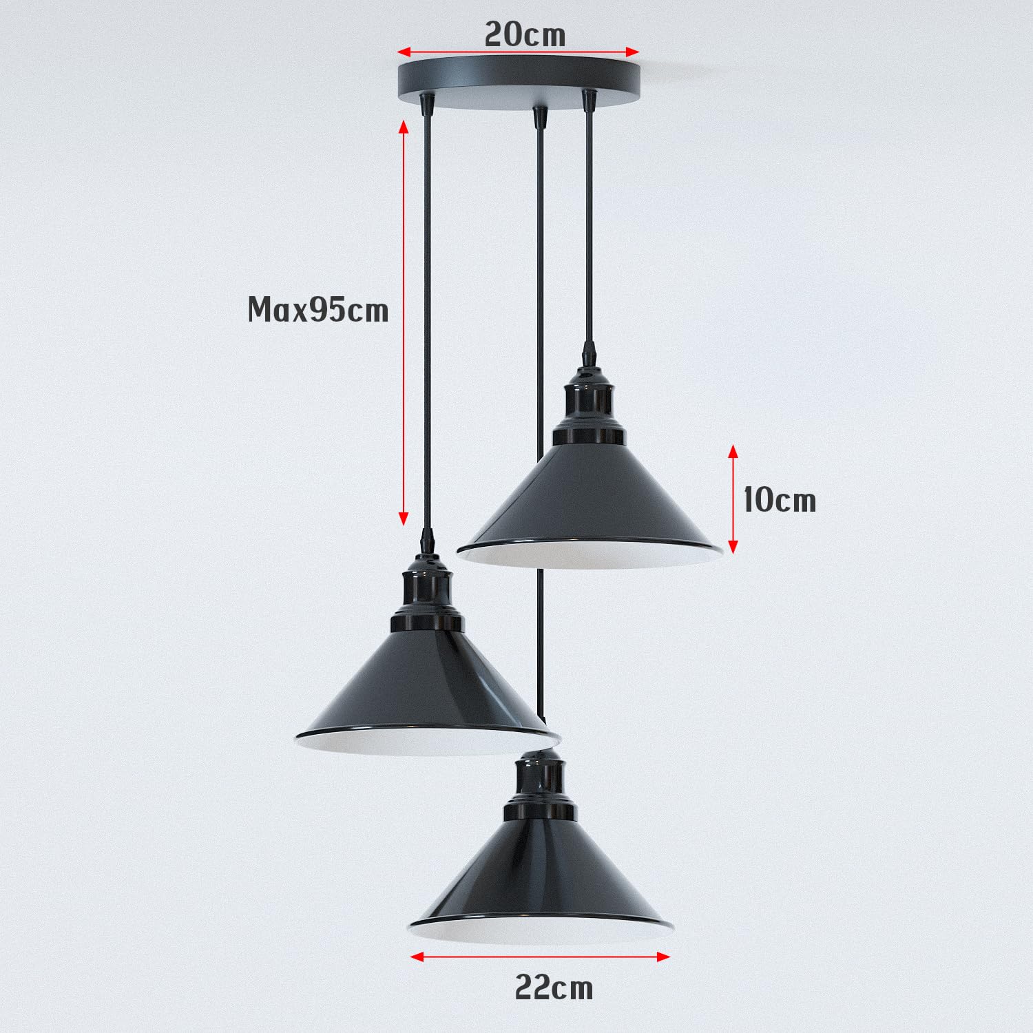 industrial hanging light vinta