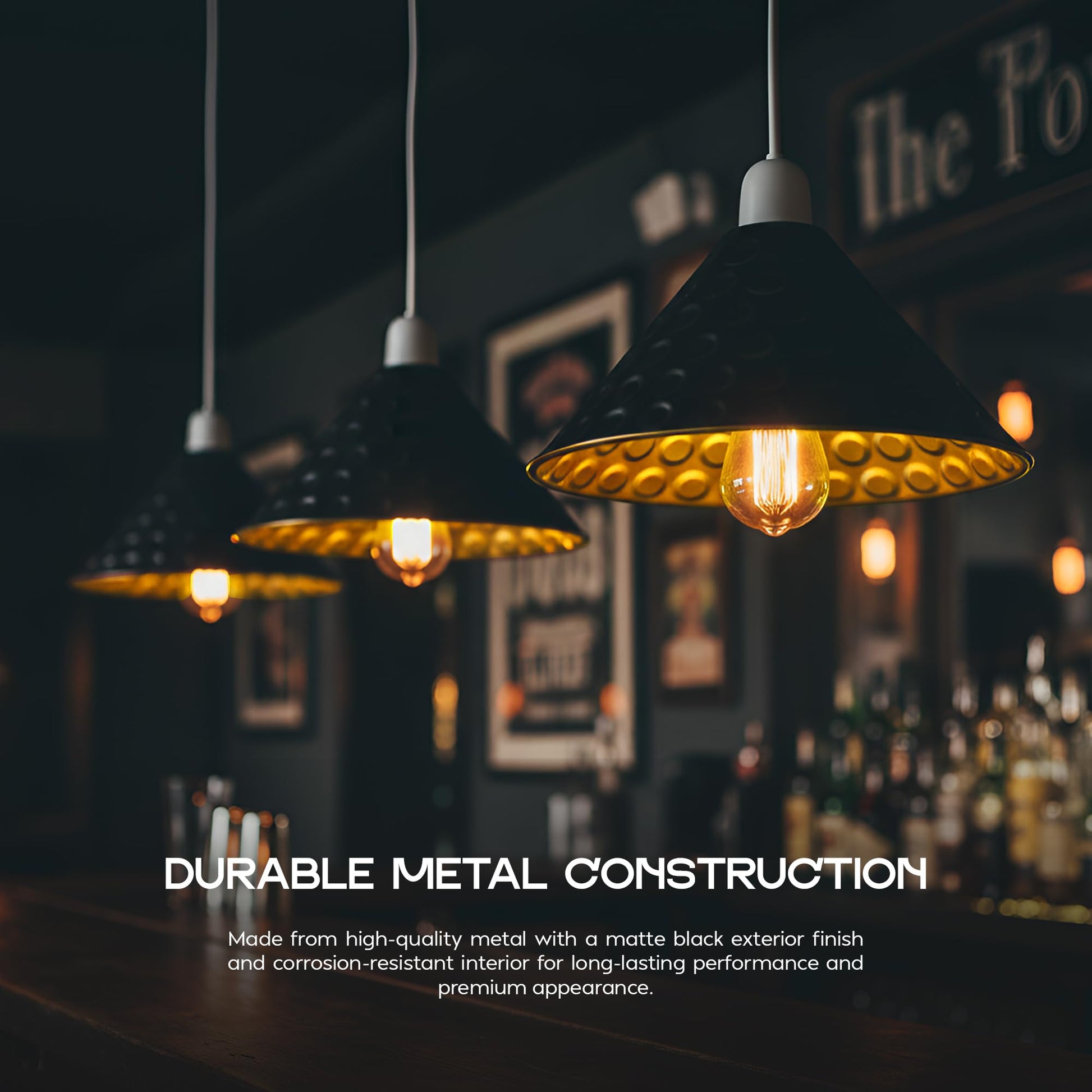 light shade black brass pendan