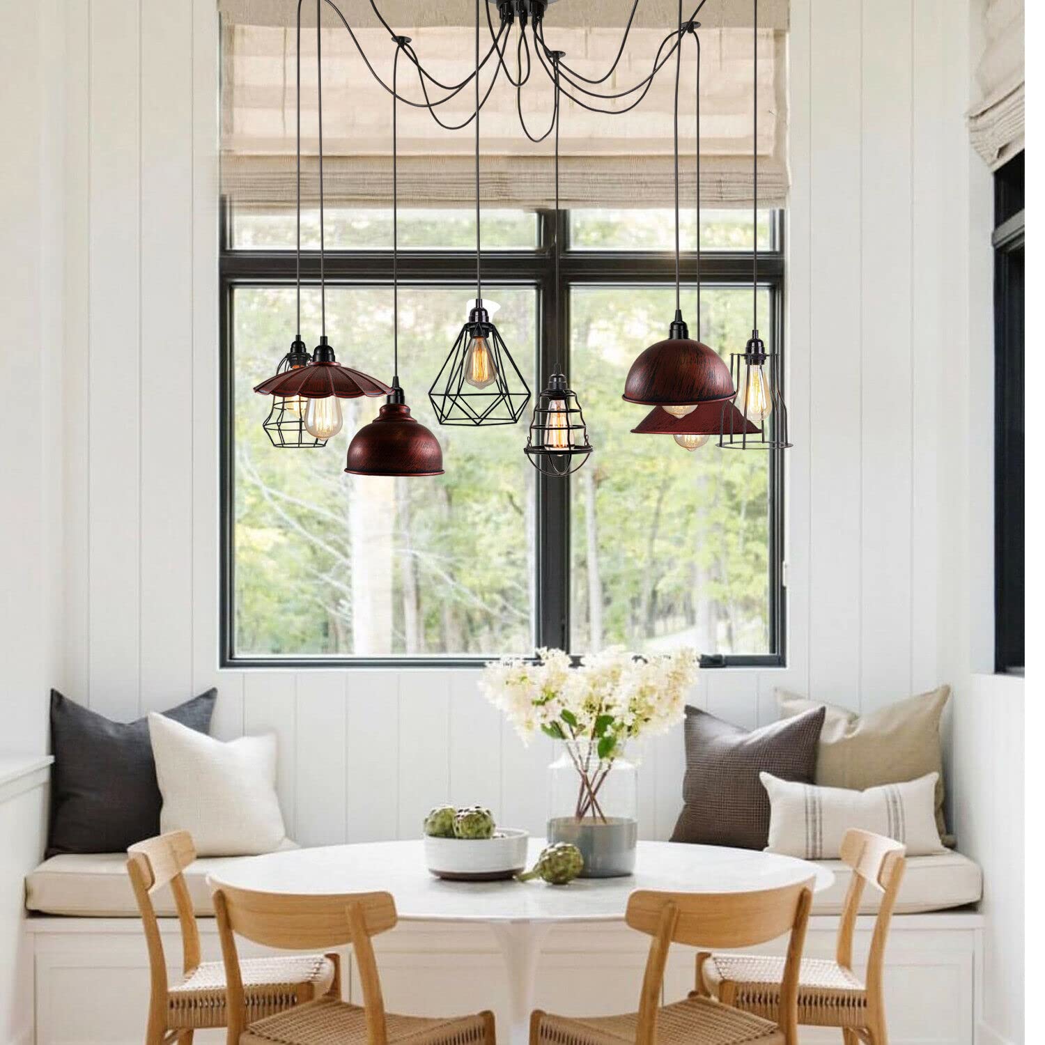 hanging sputnik spider light