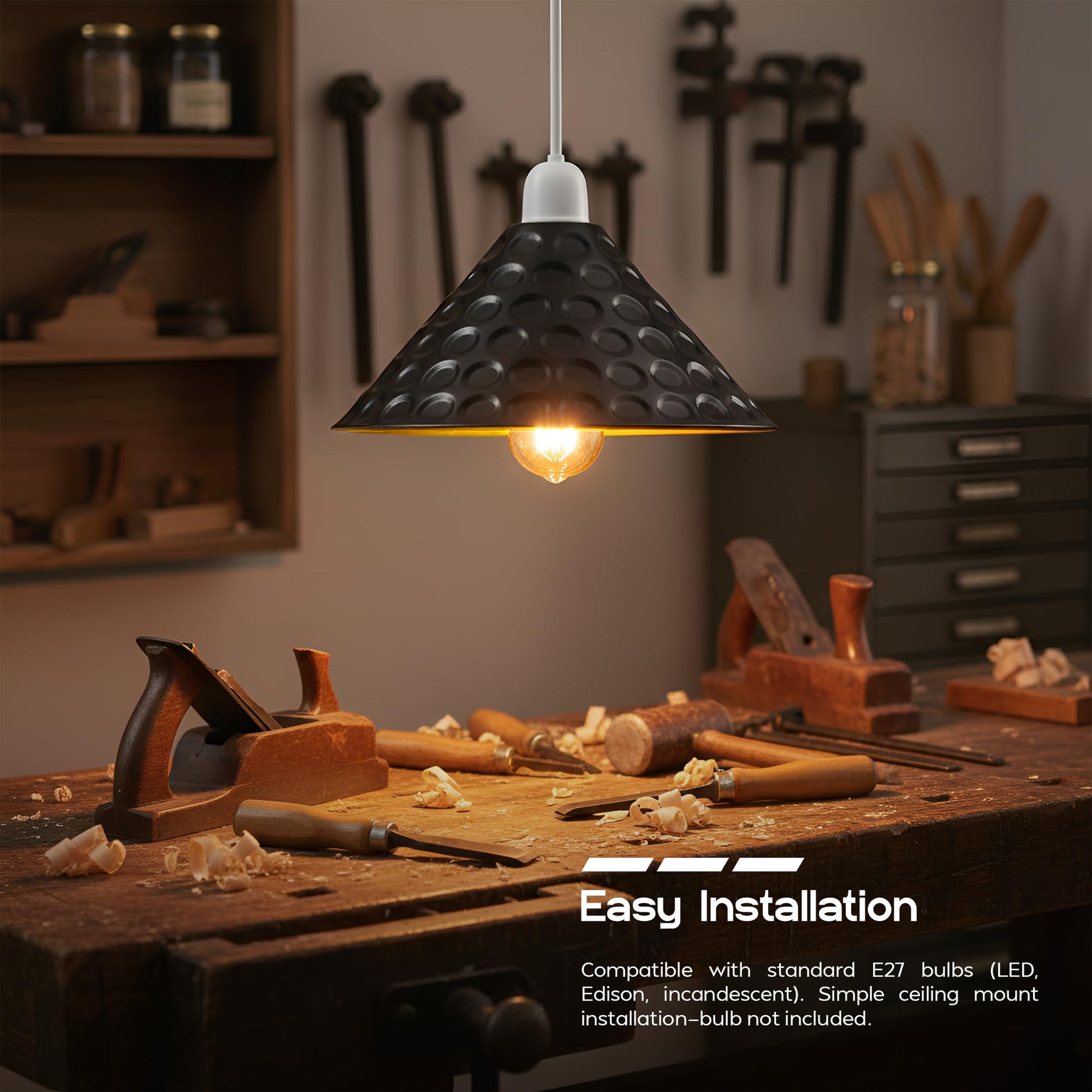 lampshade shades metal black