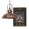 Vintage Style Brushed Copper Metal Ceiling Pendant Light~6468