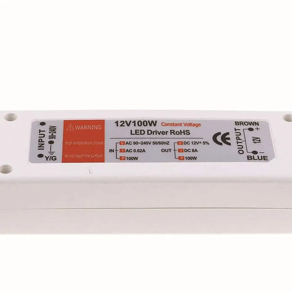 18W-100W DC 12V LED-driver voedingsadapter ~4474 – 100 watt