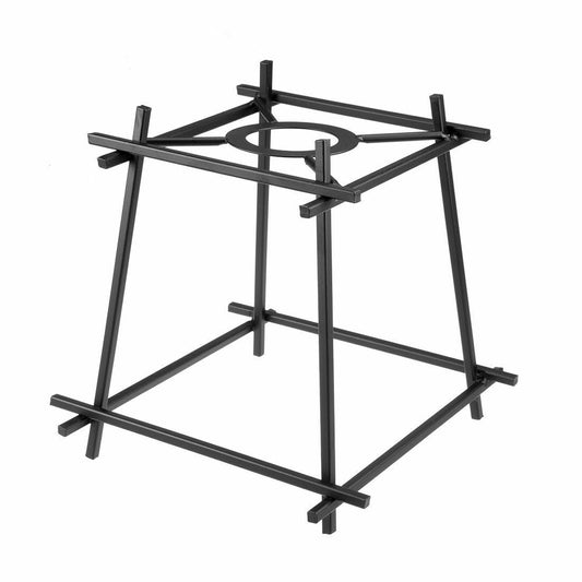 Metalen hanglamp met geometrische draadkooi als plafondlamp~4473