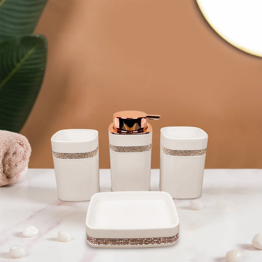 4-delige badkameraccessoireset Luxe badkameraccessoireset ~5422