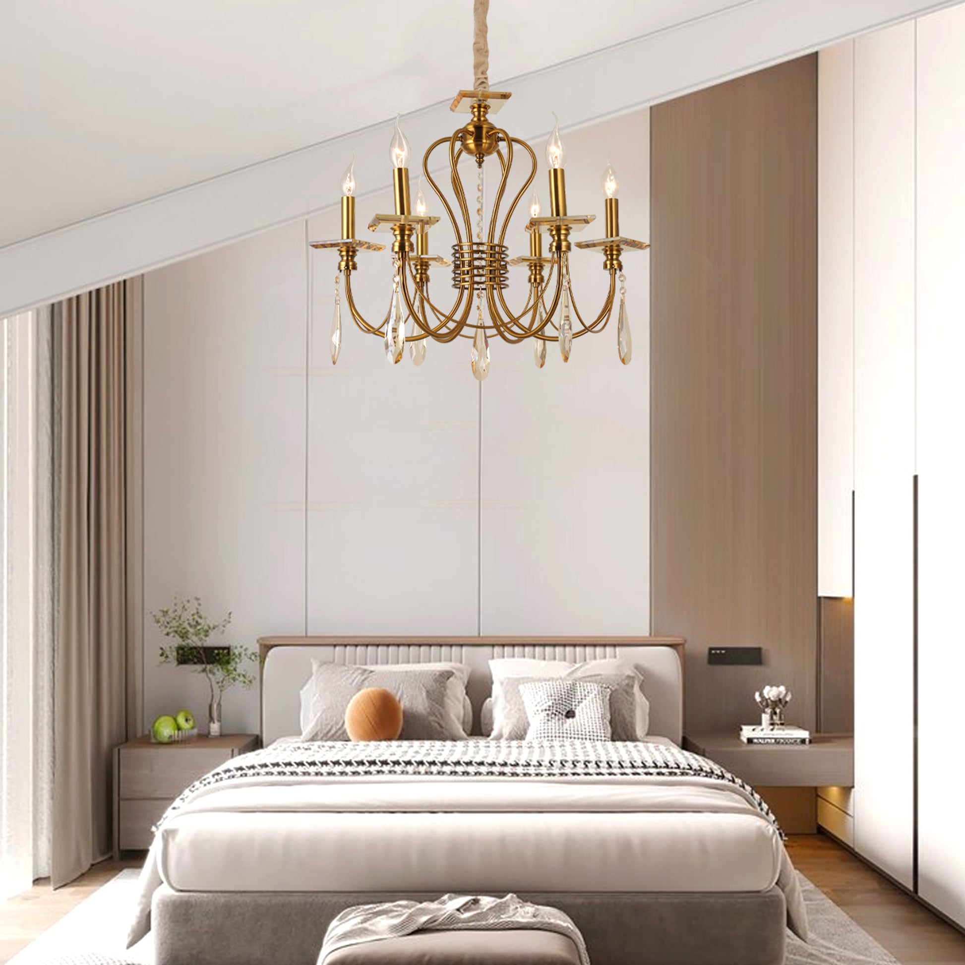 Bronze Metal Chandelier