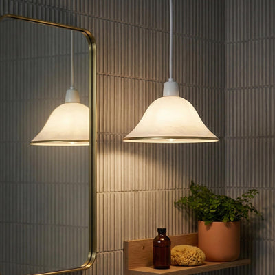 Glass Lamp Shade Replacement 30cm Easy Fit ~6591