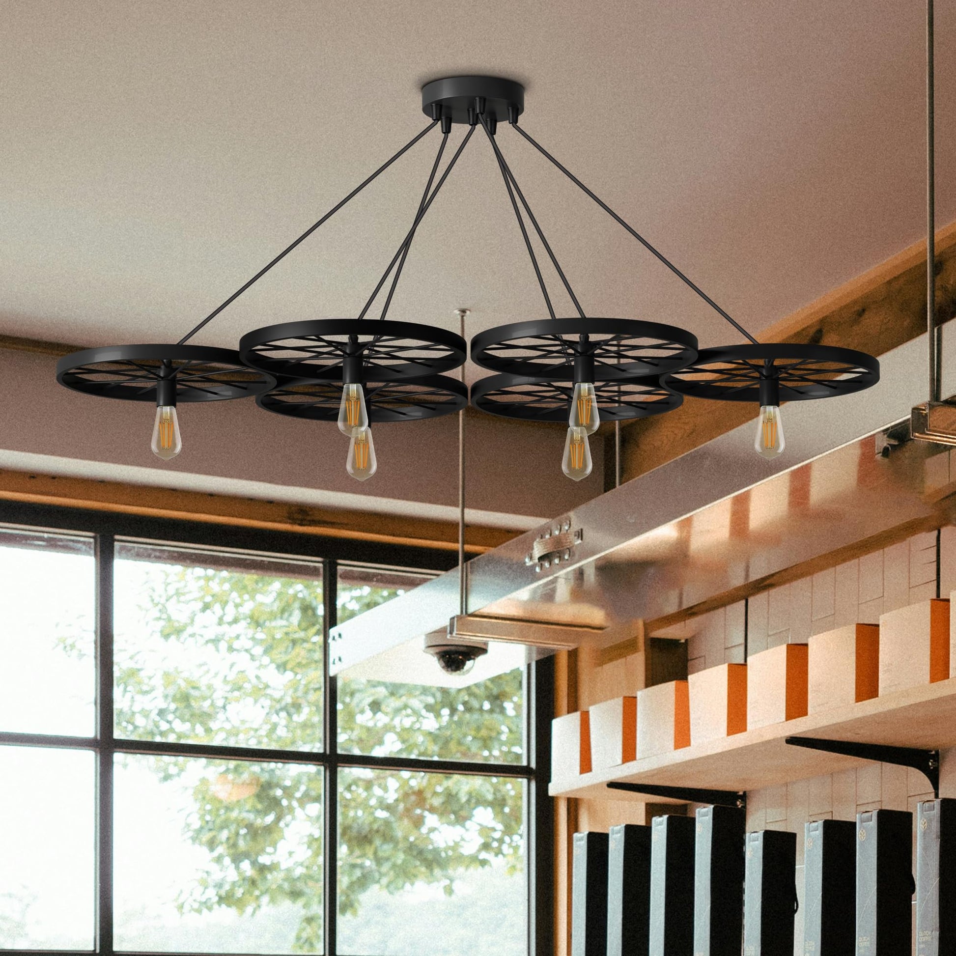 ceiling fixtures over industri