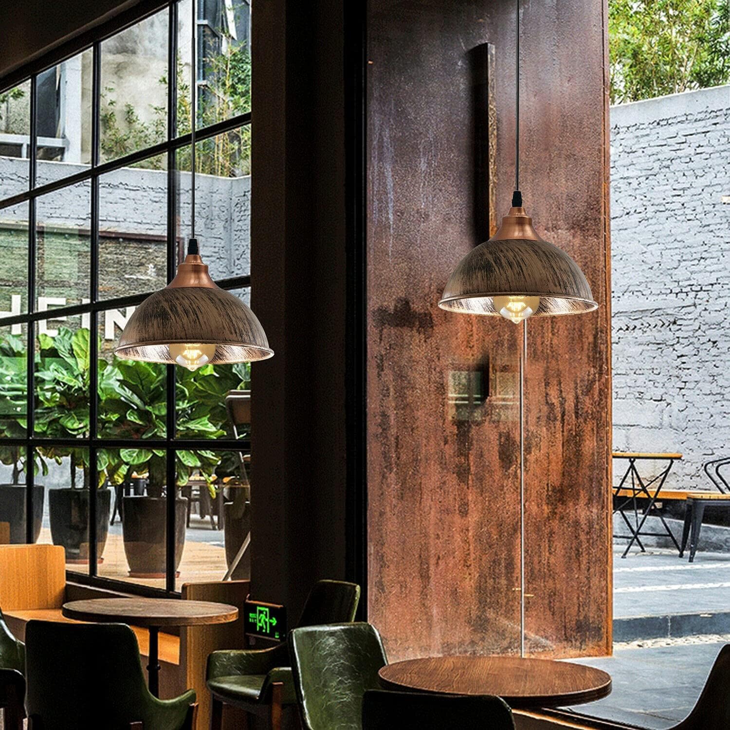 metal light pendant with indus