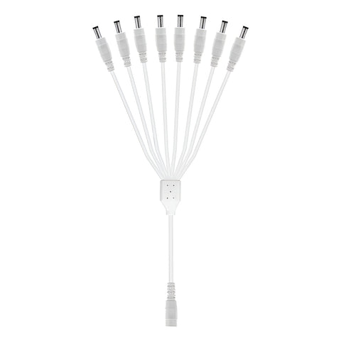 DC-voedingssplitter 2, 4, 6 en 8-polige DC 2,1 mm vrouwelijk naar mannelijk kabel voor CCTV-beveiligingscamera's~4093