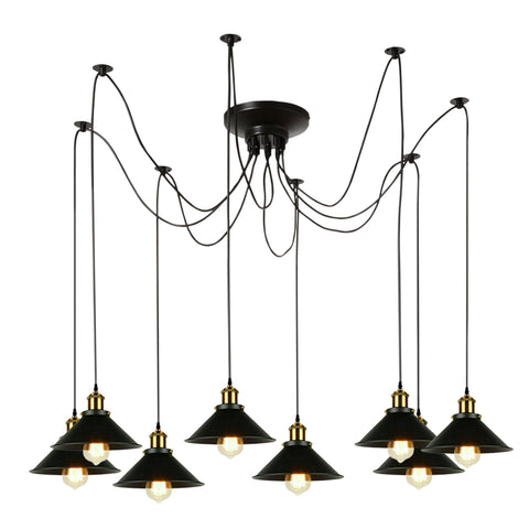 Multi Fleming Spider Pendant Light Black ~6165
