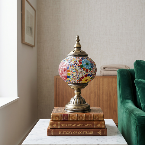 Mozaïek glazen tafellamp | UK Modern Home Decor~4968