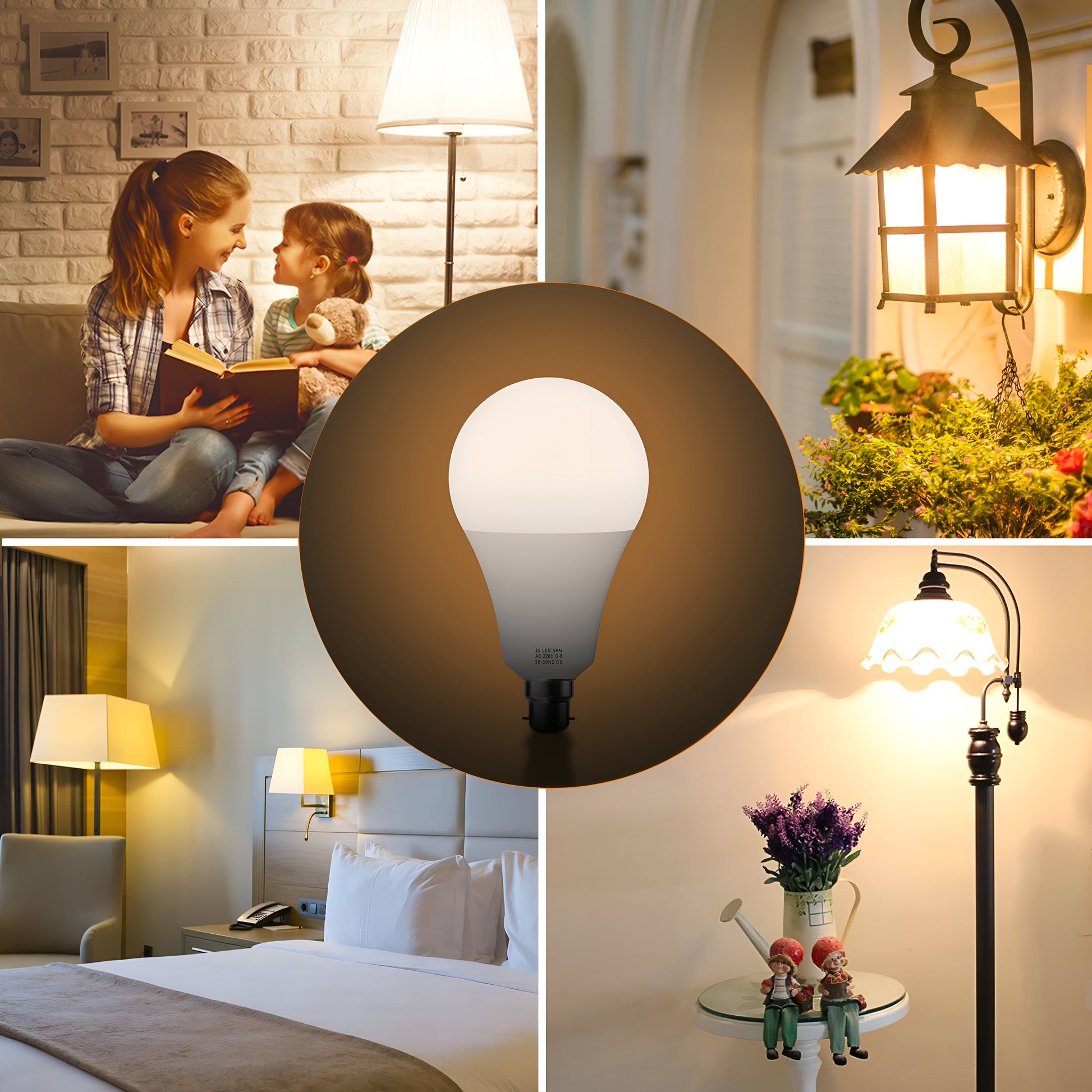 bayonet light bulb non dimmable led 3w