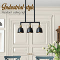 3-weg industriële buis plafondlamp DIY-armatuur - 5638