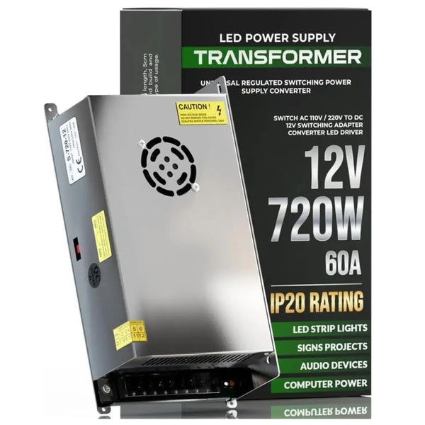 AC naar DC12V 720W 60A gereguleerde schakelende voeding ~902 
