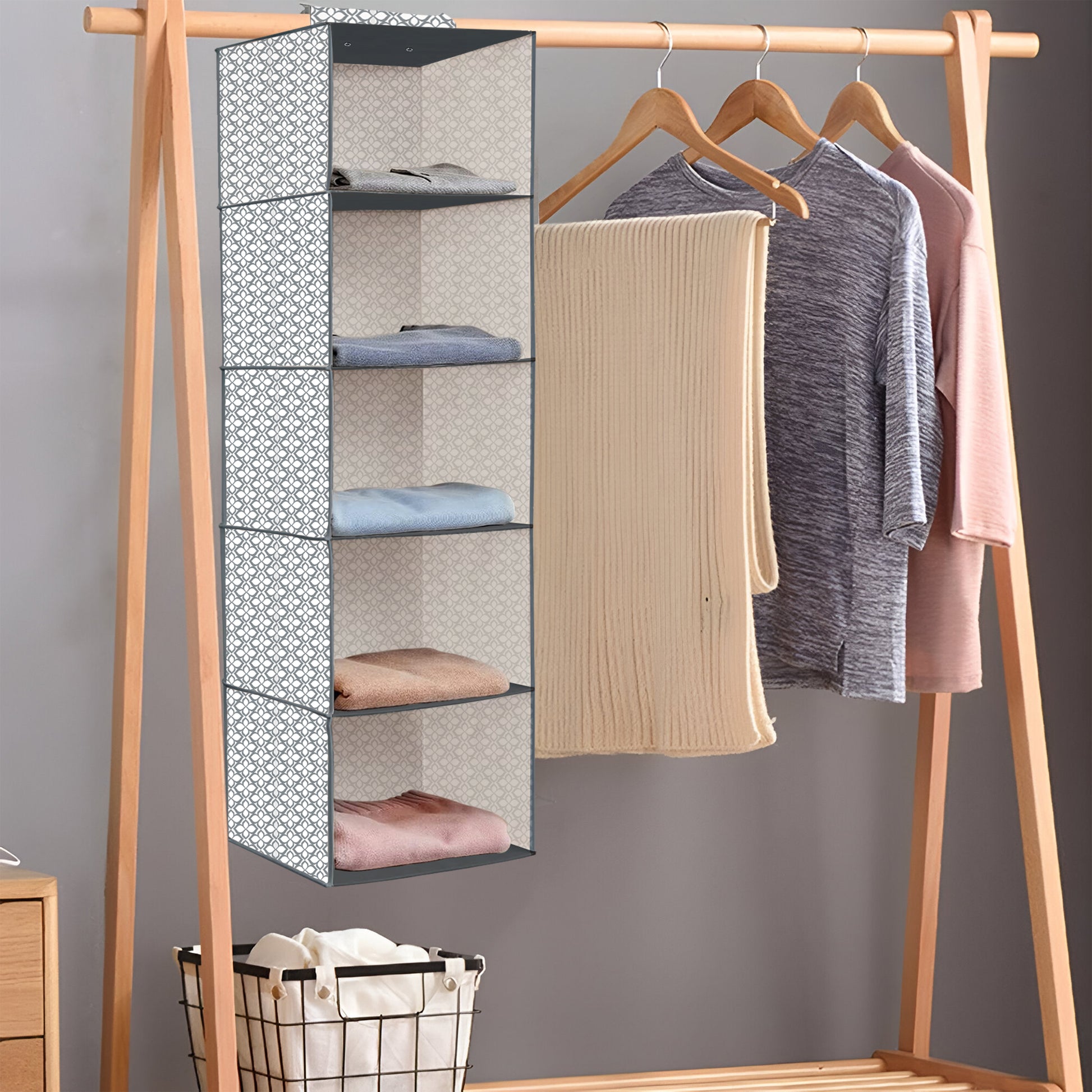 wardrobe storage organiser