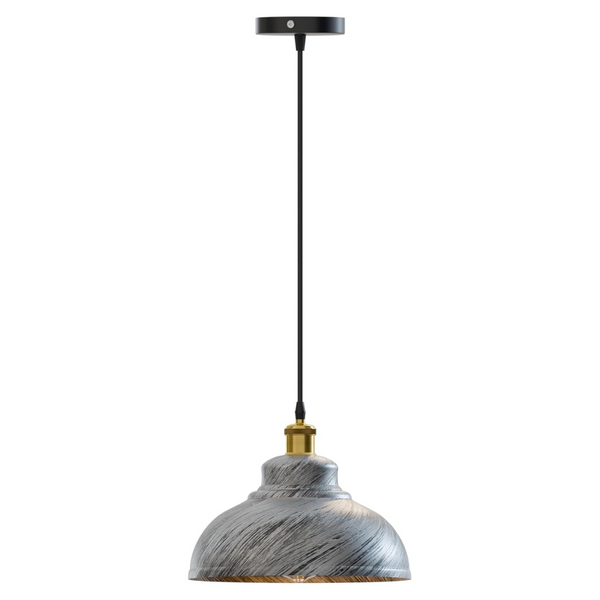 Pendant Light Fixture for Ceiling ~6204 – Brushed Silver