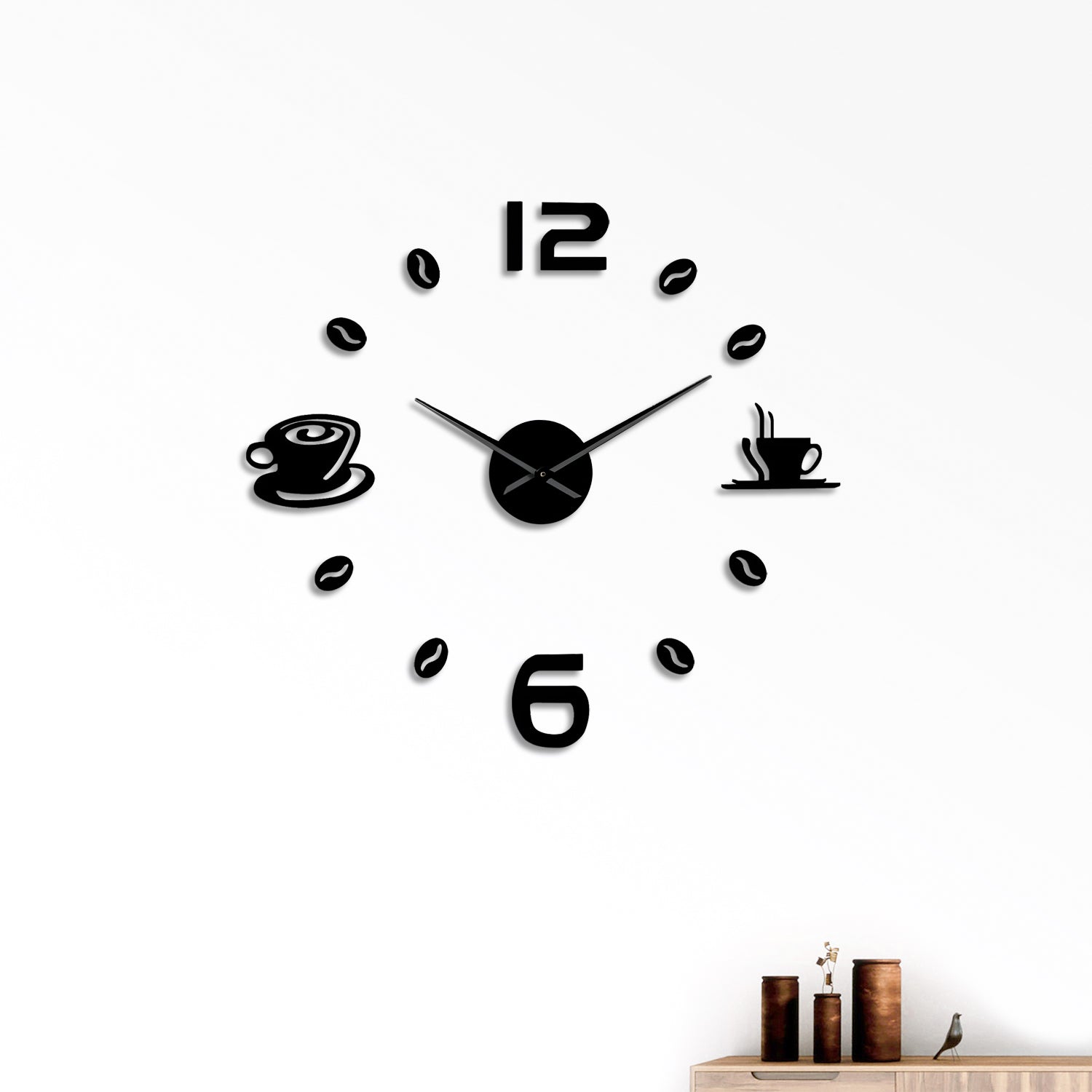 Frameless Wall Clock