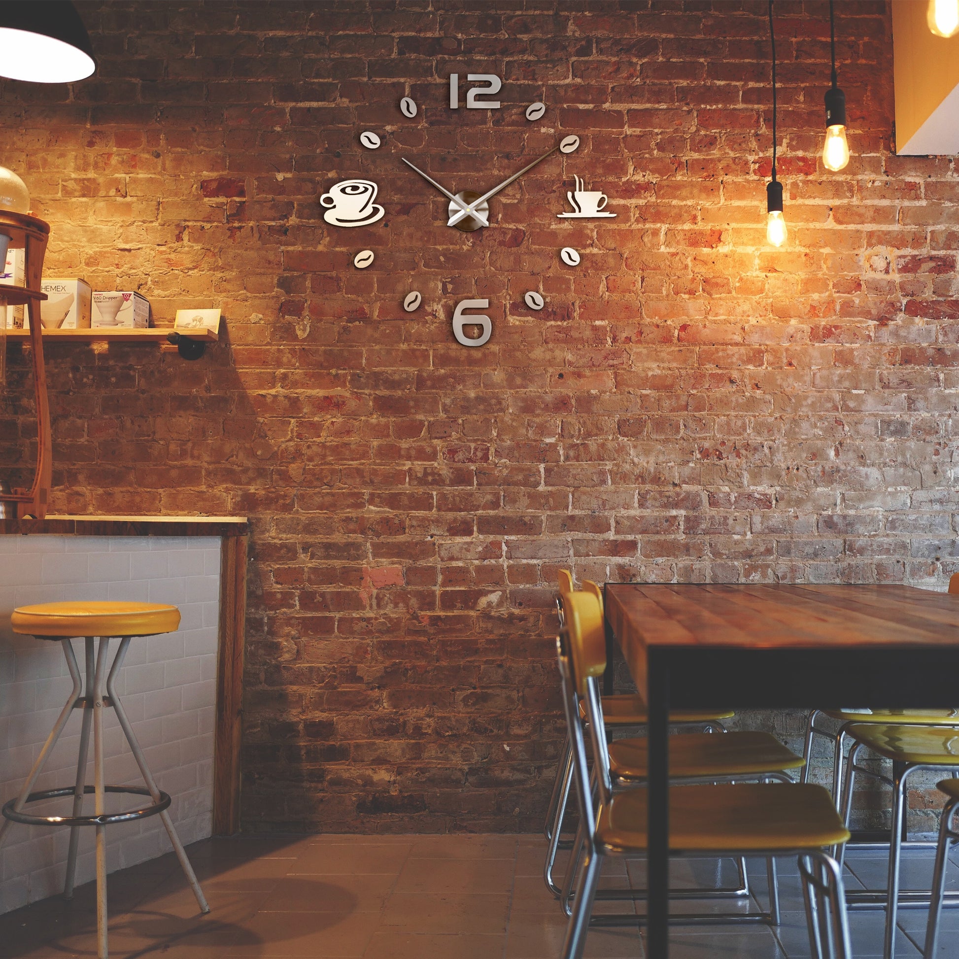 Frameless Wall Clock