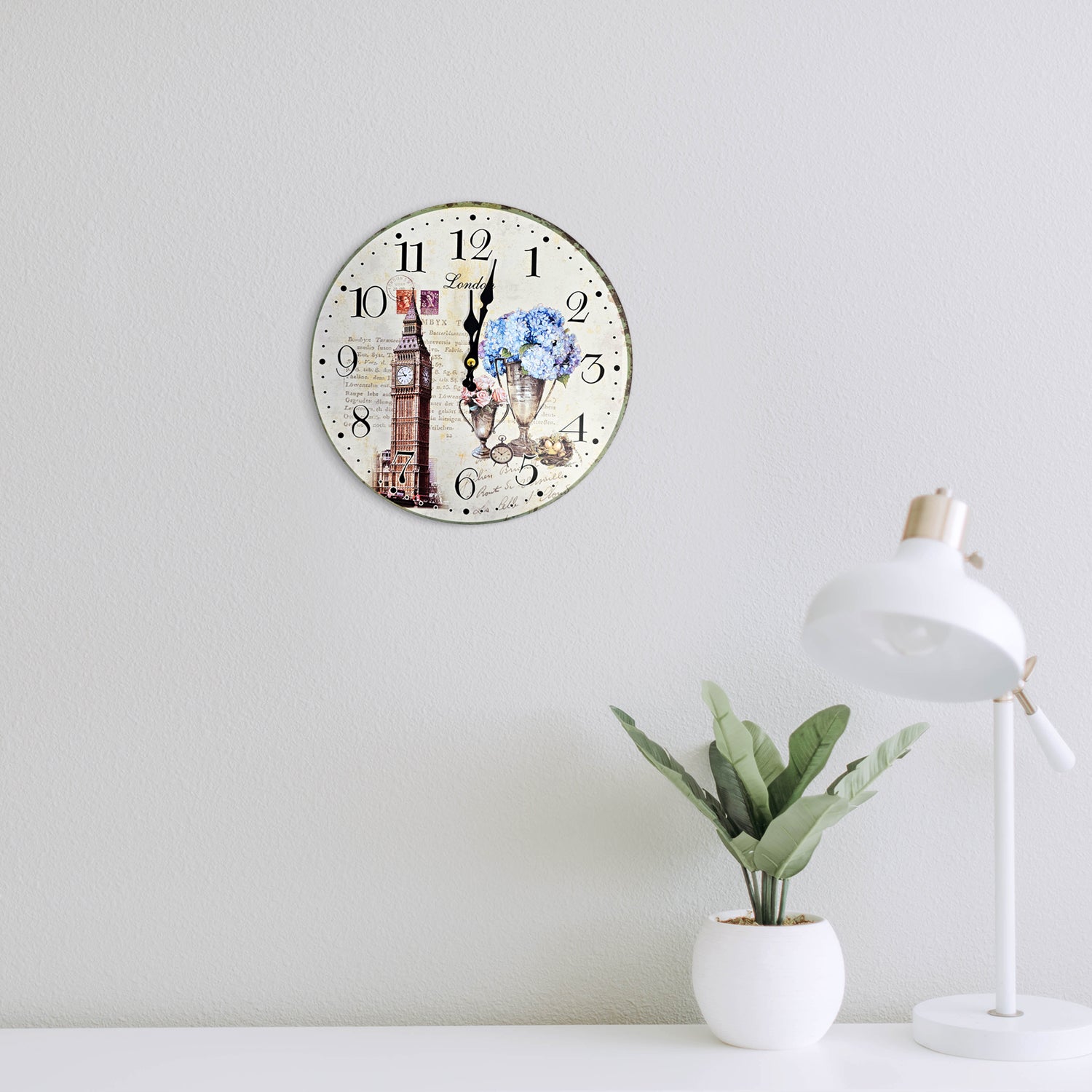 Wooden Wall Clock