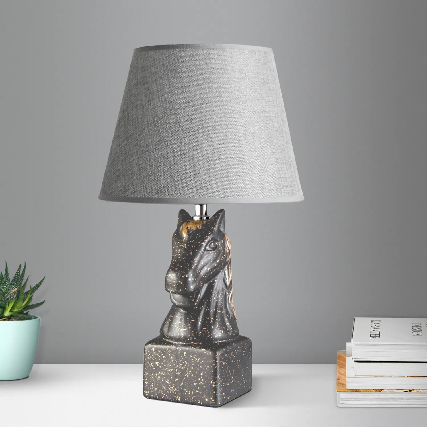 lamp desk lamp table lamp Plug in table lamp shade Horse table lamps for living room bedside lamp table lamps for living room lampshade fabric  table lamps standard lamps living room kitchen table bedside table lamp lamp shades for table lamps lamps, bases & shades Horse Head Bedside Table Lamp