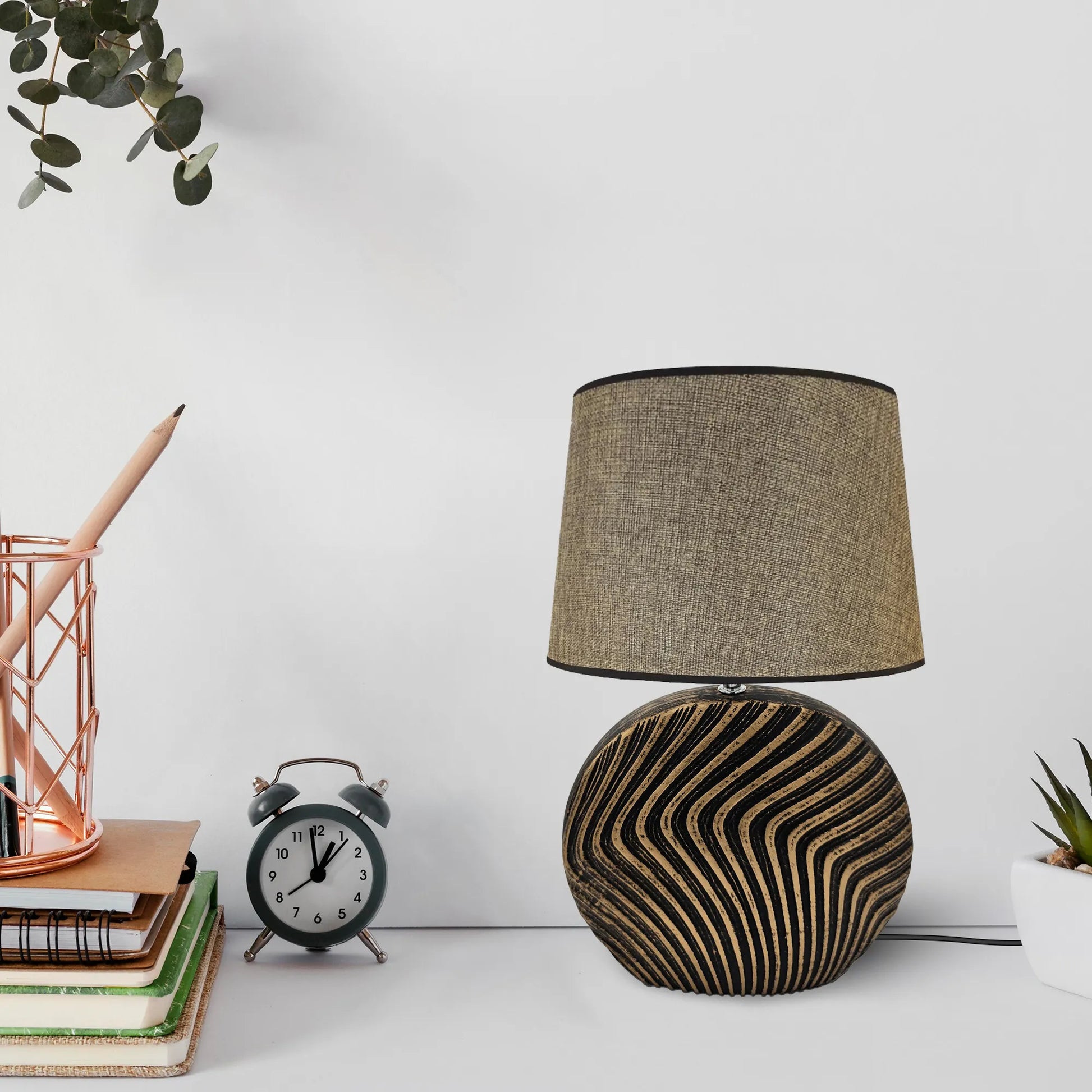 Ceramic base Table lamp Used For Study Table