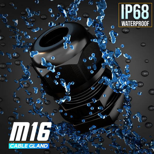 Warteldraad Kabelconnector Waterdicht IP68 Nylon Kunststof Kabel~5608