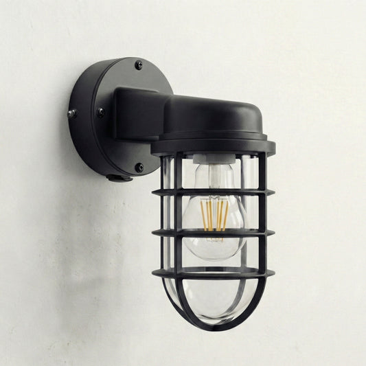 Exposed Nautical Conduit Wall Light E27 Metal ~6548
