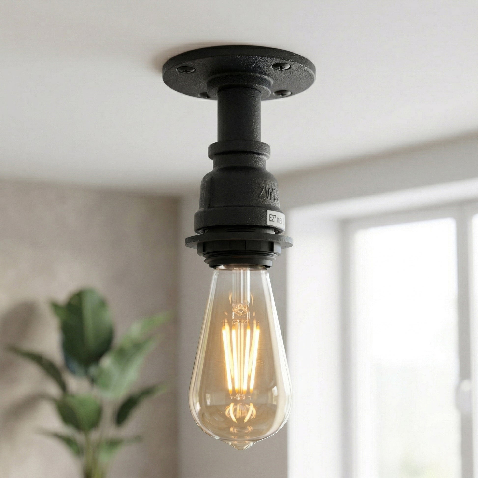e27 pipe industrial lamp