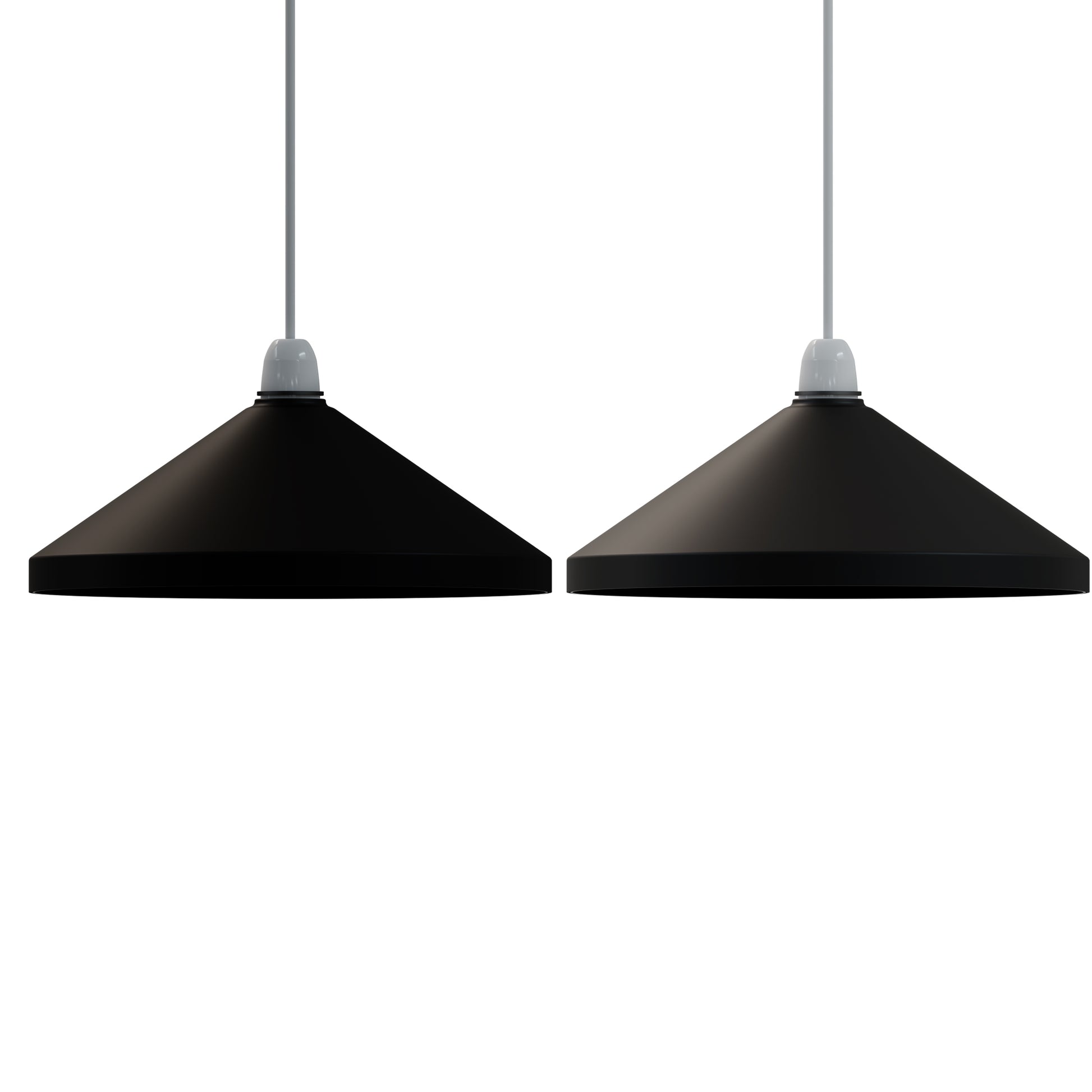 industrial light shade Black