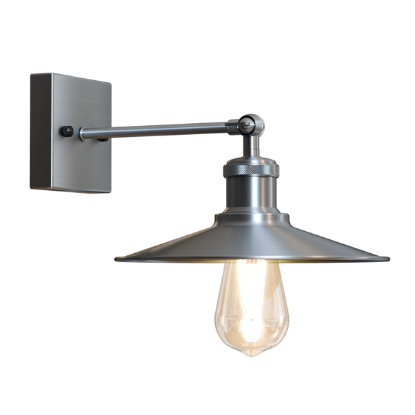 Wandlamp van satijnnikkel, wandlampen voor de woonkamer, woondecoratie ~5953 – Ja