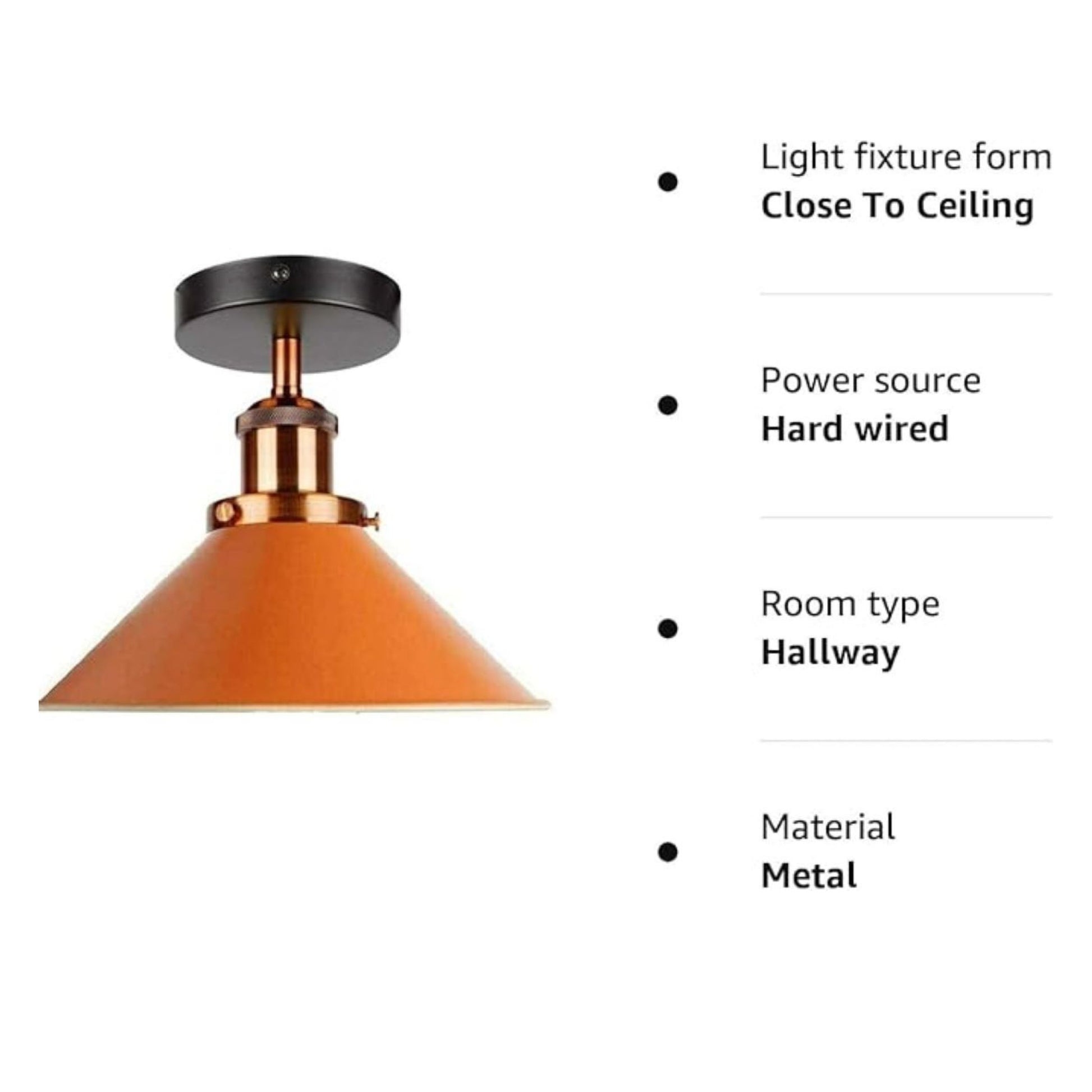 Light fixture with specifications