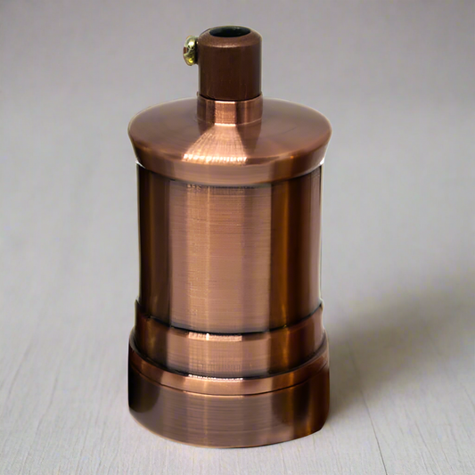 Koperen E27 Vintage Industriële Lamphouder Antieke Retro Edison Lampfitting~2959