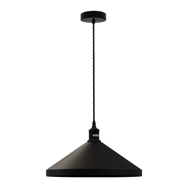 Minimalistische verlichting Cone hanglamp ~5412 – Zwart / Nee