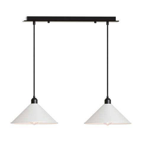 E27 2 Head Pendant Light Metal  ~6116