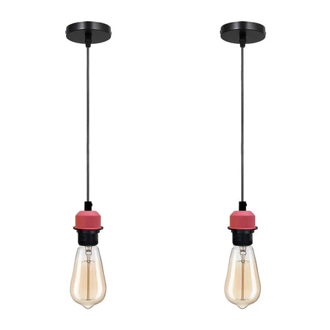 Vintage hanglamp met lamphouder en plafondlamp E27 fitting ~5760