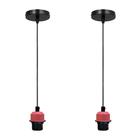 Vintage hanglamp met lamphouder en plafondlamp E27 fitting ~5760