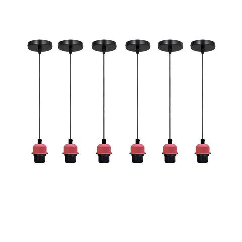 Vintage hanglamp met lamphouder en plafondlamp E27 fitting ~5760